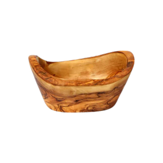 Olive Wood Rustic Salad & Fruit Bowl