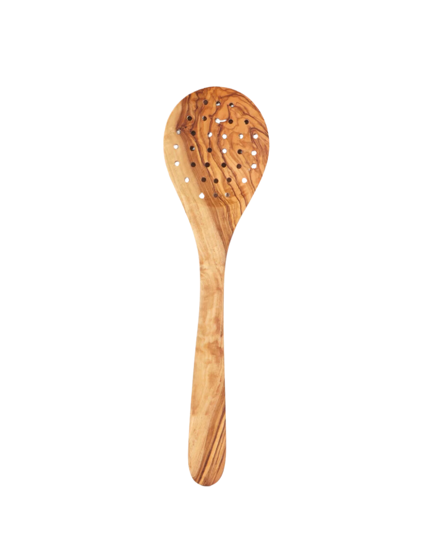 Olive Wood Pierced Spoon