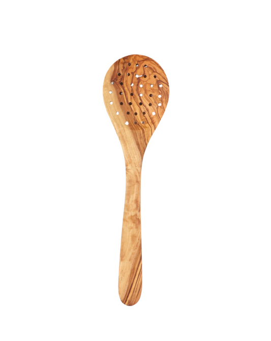 Olive Wood Pierced Spoon